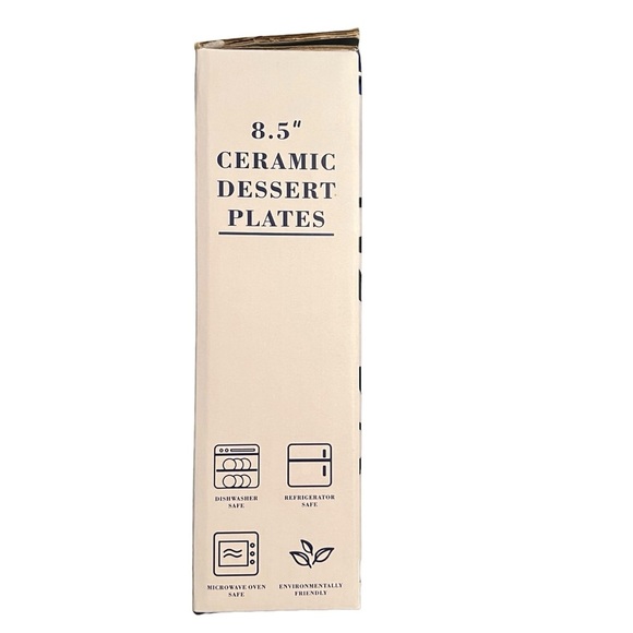 ServAppetit‎ 8.5" Ceramic Dessert Plates Set of 4 NIB - Picture 2 of 3